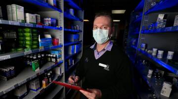 Honoured: NWRH Manager Medicines Supply Luke Corbett is the 2021 Australian Pharmacy Technician of the Year. Picture Rodney Braithwaite 