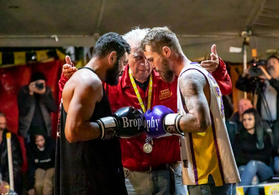 Fred Brophy is offering a handful of fighters the chance to fight for his name and take on locals this weekend at the Bedourie Camel Races. Photo: Shaun Watson, Icono Images.