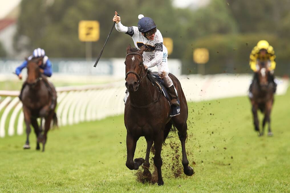 FAIRYTALE: She Will Reign, purchased for just $20,000, claimed the Group 1 Golden Slipper on Saturday. Picture: GETTY IMAGES