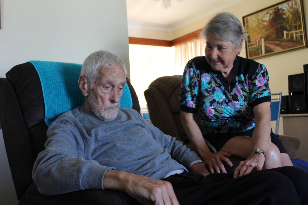 John and Eunice Allen are waiting for him to receive a home care package that would provide a nurse for 10 to 12 hours per week.