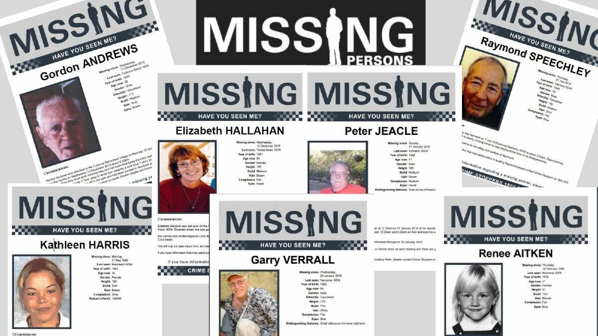 Can you help solve these South Coast missing persons cases?