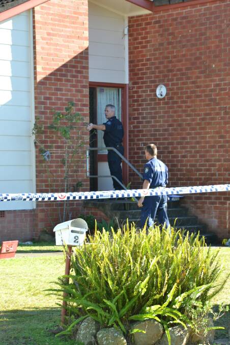 Crime scene officers process the North Nowra home in 2017 after a man was allegedly stabbed.