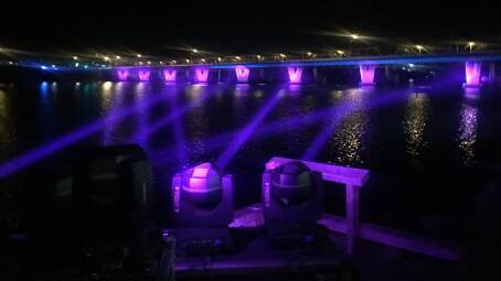 WHAT A SIGHT: A special light, water and sound show will be staged at this year's Shoalhaven River Festival. Image: Shoalhaven River Festival 