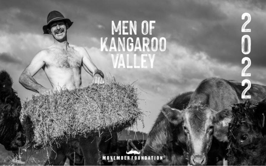 
COVER BOY: Brad Hawthorne was the cover model for the Men of Kangaroo Valley 2022 calendar. Photo: Lisa Grant Photography
