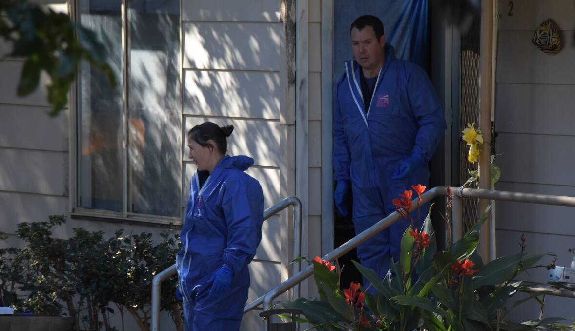 Forensic officers have concluded their investigations at a Nowra unit where a man was found dead on Monday monring.
