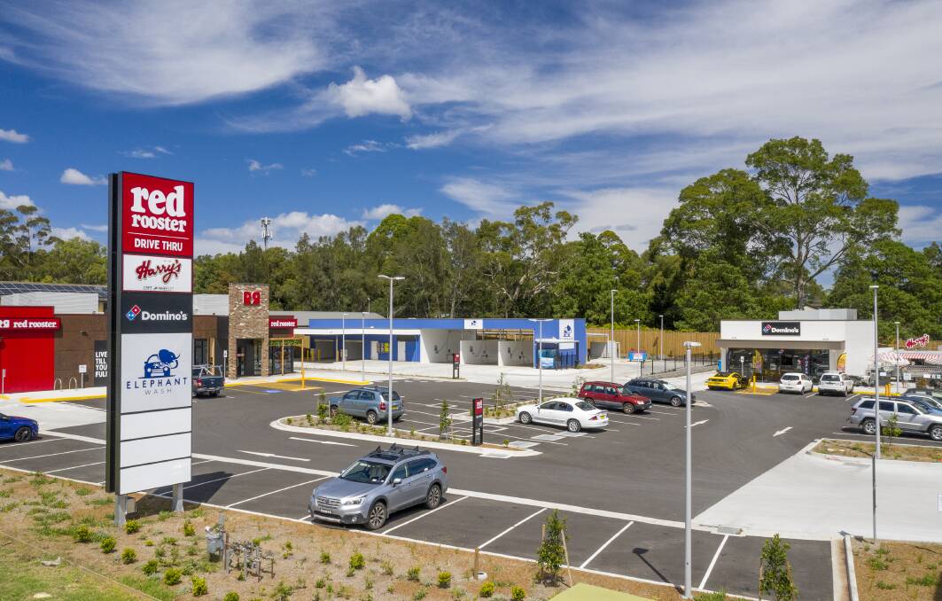 NEW OWNERS: The Bomaderry retail centre at 273 Princes Highway, Bomaderry which is home to Red Rooster, Domino's, Harry's Cafe de Wheels, and an Elephant Car Wash has sold for more than $8 million at auction.
