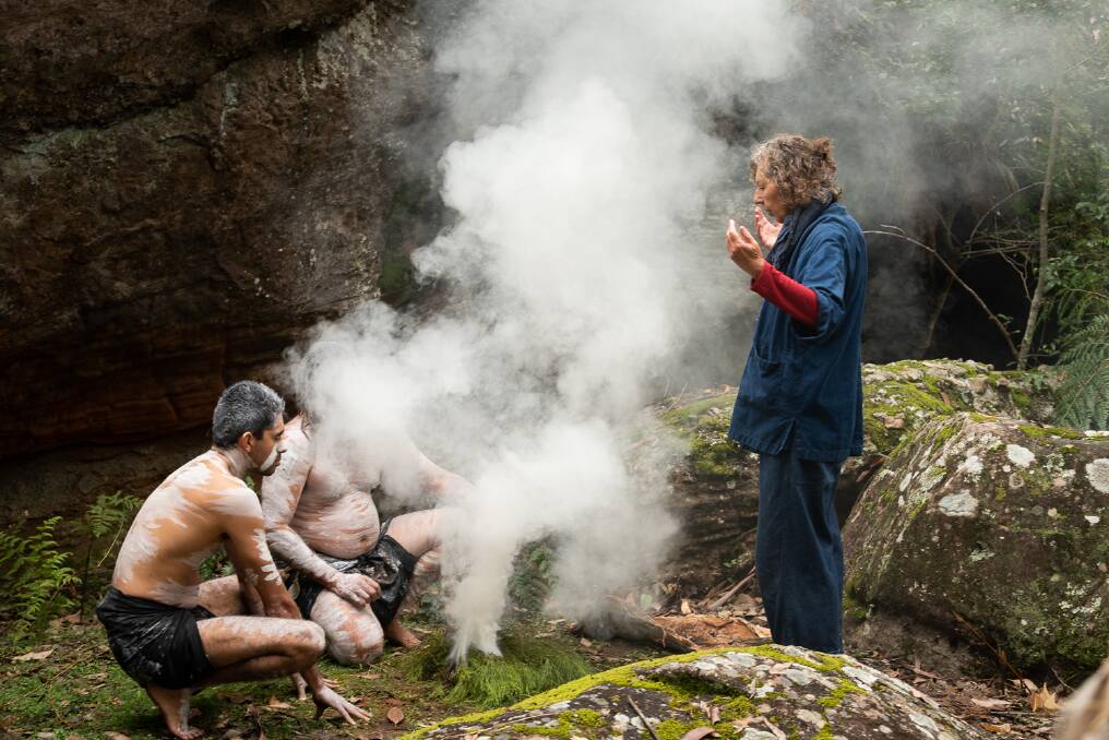 Filmmaker Bridget Ikin on set of We Need To Talk About Fire. Picture: John Janson Moore