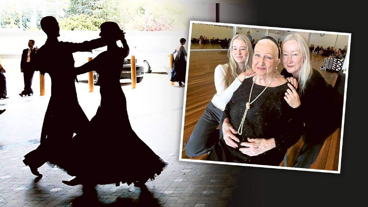 Three generations of dancers - Freyja Shingler with her grandmother Margaret Reeves and her mum Donna Shingler, at Dancespace 383 Wollongong. Inset picture by Robert Peet, main image by Adam McLean