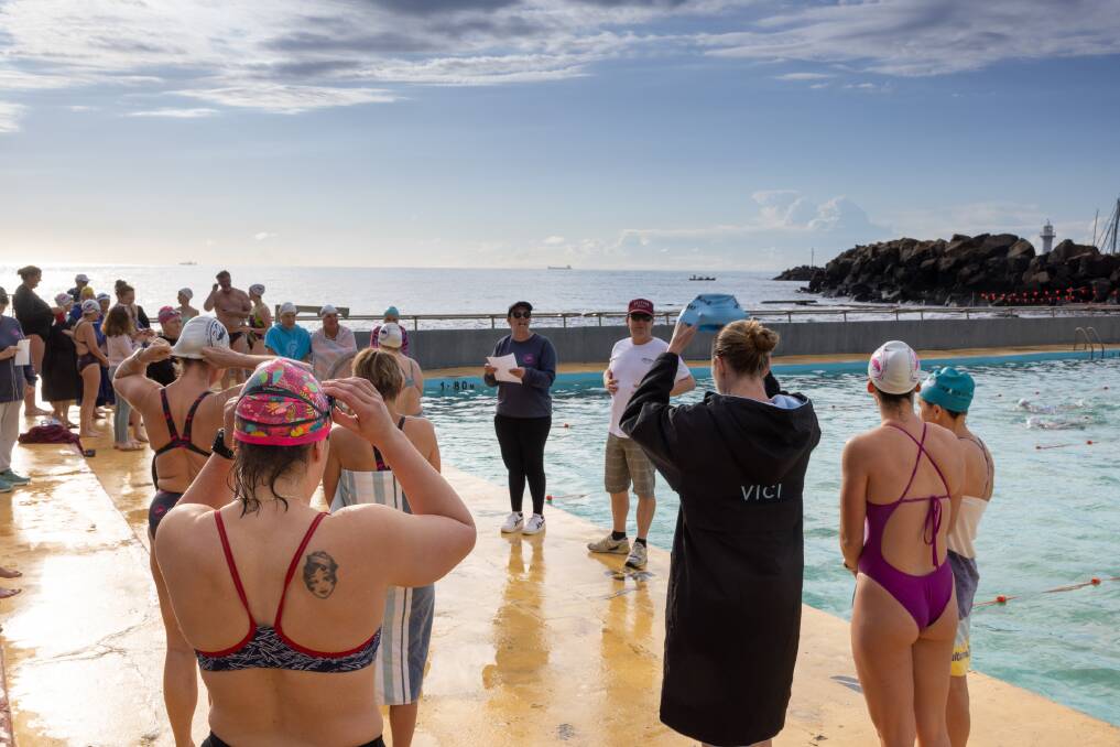 The Floating Flamingoes had their final meet of their inaugural winter season on Sunday August 28 at Wollongong Continental Pool. Picture by Mark Newsham