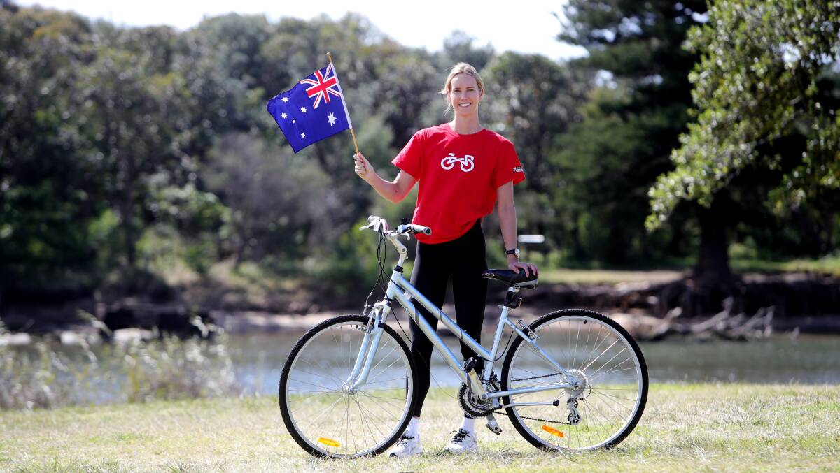 Australia's greatest Olympian Emma McKeon will fly the flag for Wollongong at the upcoming UCI Road World Championships. Picture by Sylvia Liber.