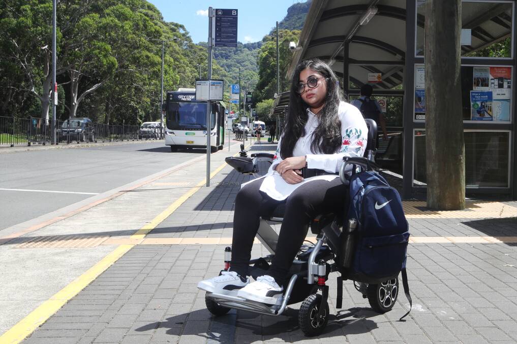 Rubaiya Islam is terrified to use the public bus system, after a driver allegedly was in too much of a rush to allow her and her wheelchair to safely get on/off a bus and could have been seriously injured. Picture by Sylvia Liber.
