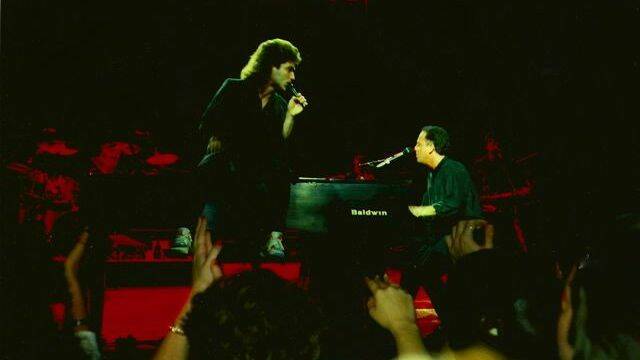 Richard Marx performing with Billy Joel. Picture supplied.