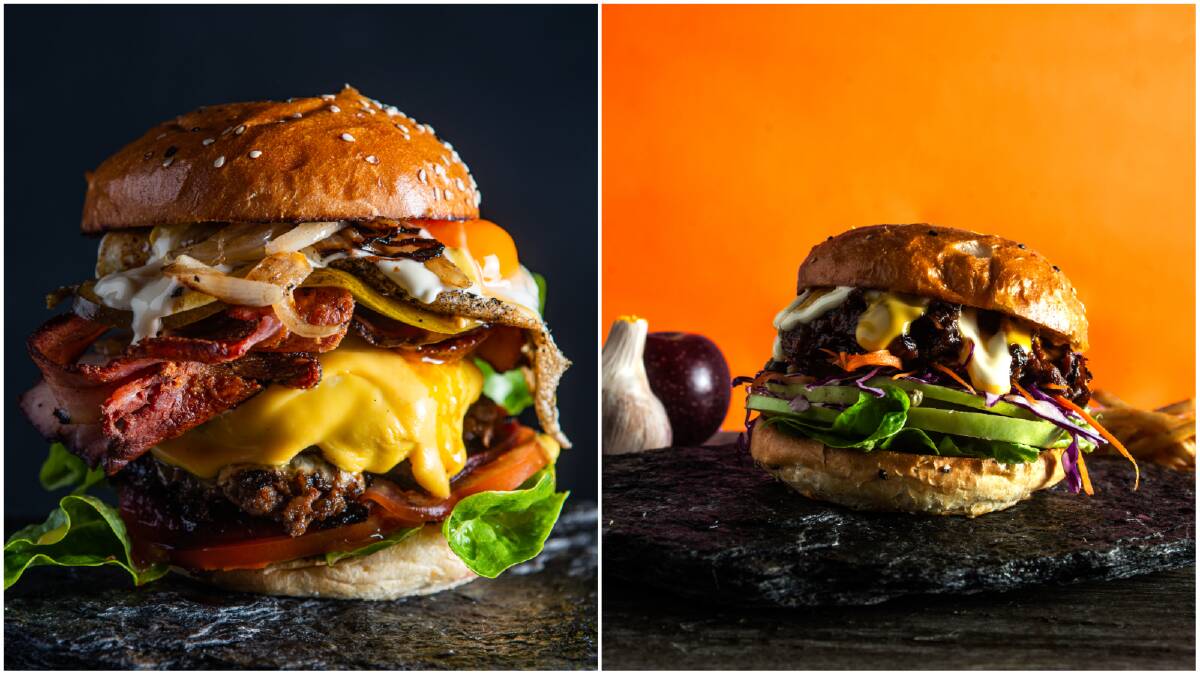 The Aussie Gangsta and the Pulled Pork burgers. Pictures by Culture Sauce.