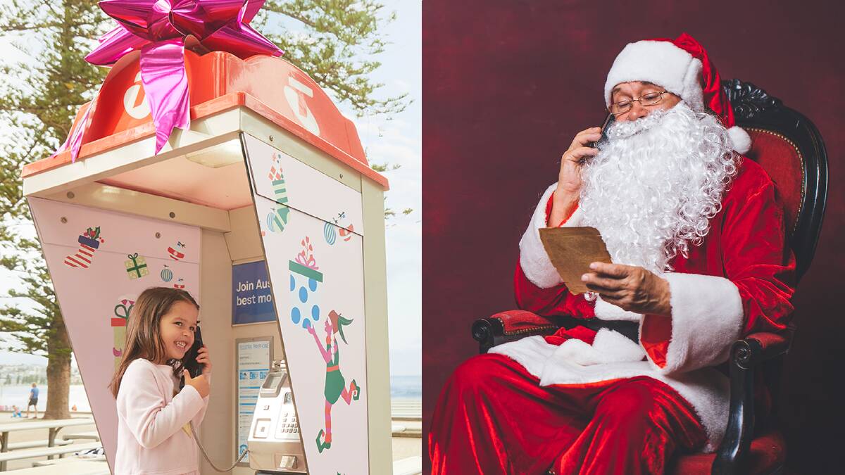 Call Santa's Workshop direct via payphones around the Illawarra