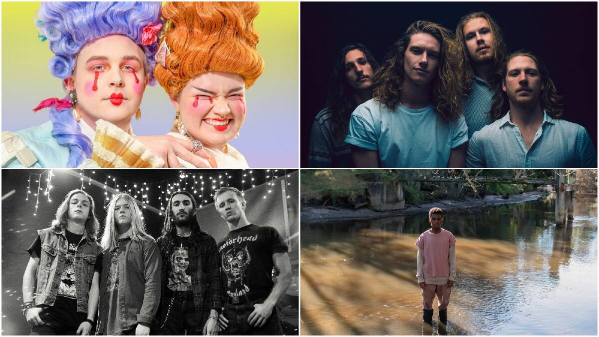 Cry Club, The Vanns, Stevan and The Witching Hour are some of the Illawarra's rising stars. Pictures: Supplied