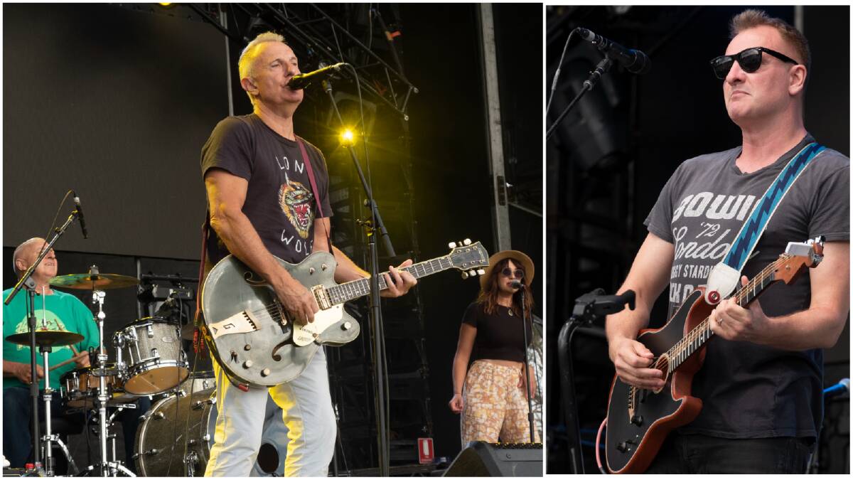 Support acts James Reyne (left) and Joe Sumner (right). Pictures by Tim Bradshaw.