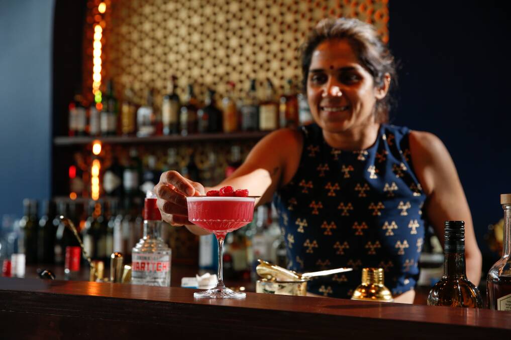 THAT'S THE SPIRIT: Abhiruchi Chhikara and husband Jason Chin have just opened Wollongong's newest cocktail bar Ilu Ilu, also serving Indian tapas. Picture: Anna Warr