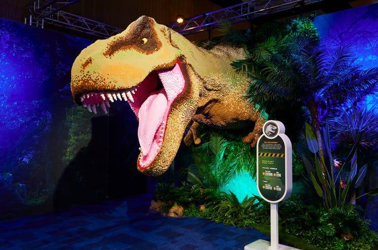 Inside Jurassic World by Brickman at the Australian Museum, youll encounter over 50 large-scale dinosaurs, props and scenes from the blockbuster Jurassic World franchise.