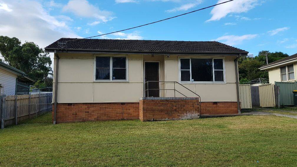 ENTRY LEVEL: For 'first homebuyers or developers', number 356 Flagstaff Road at Berkeley is one of the Illawarra's cheapest homes at present - listed at $380,000. Picture: Elders Real Estate