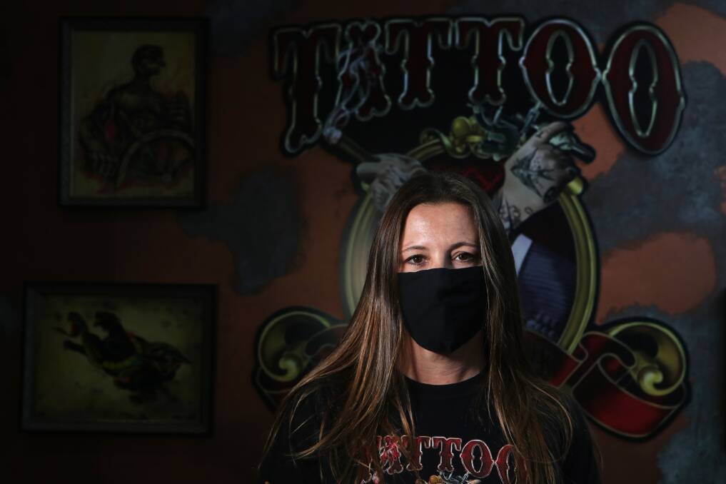 "You come into my shop and the guys have got masks, aprons, gloves. Everything's stainless steel or disposable," says Rebecca Caruana. Picture: Sylvia Liber