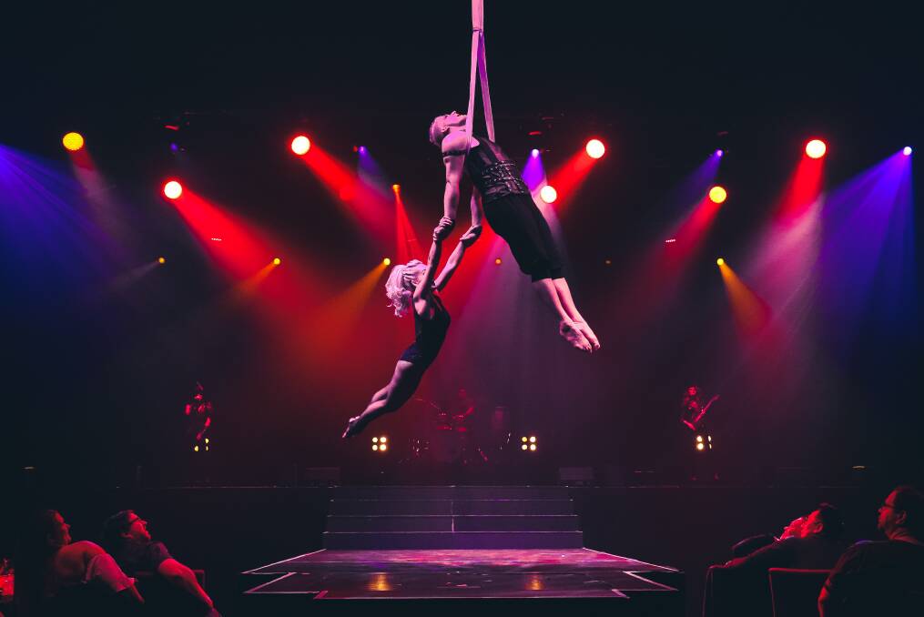 AMAZING: The acro feats by this strong couple put the audience in awe. Picture: Supplied