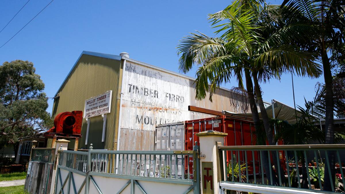 Bulli's Timbermill Studios on the corner of the Princes Highway and Molloy Street has an array of creative ventures inside - including a vintage store. Picture Anna Warr.