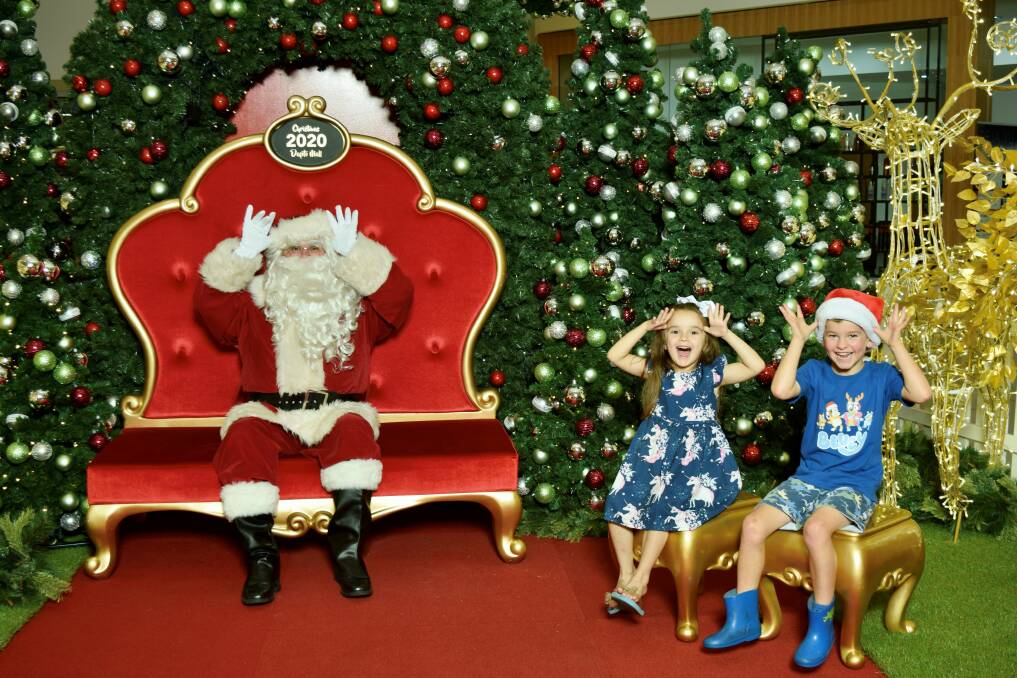 BYO funny props are encouraged when visiting Santa at Dapto Mall. Picture: Supplied