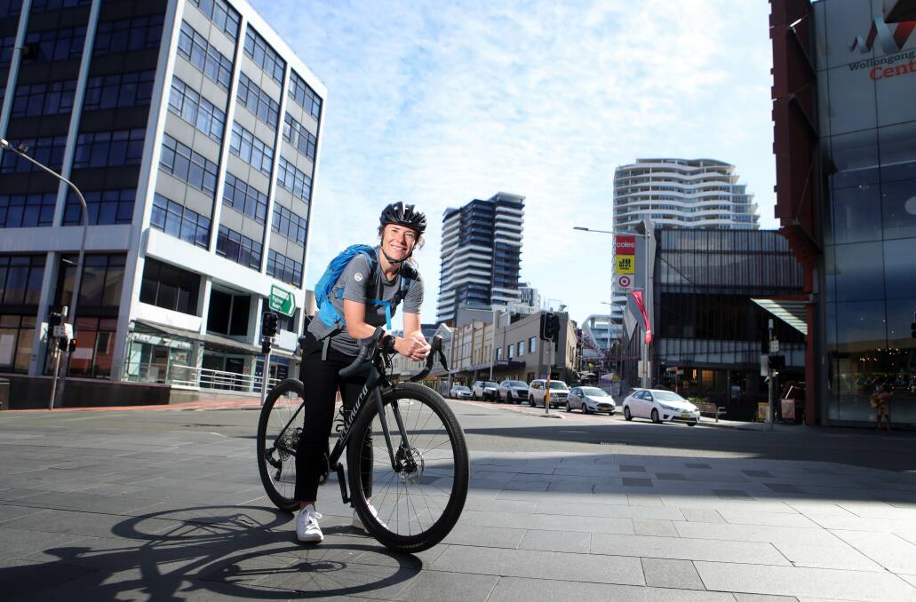 Isabella Burczak says the UCI is impressed with the energy and enthusiasm of Wollongong organisations working to change the perception of cycling. Picture by Sylvia Liber.