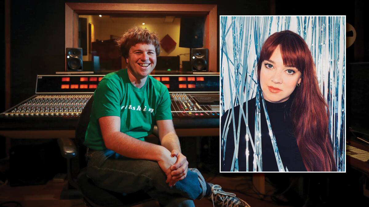 Owner of a recording studio Cody Munro Moore and a singer-songwriter Kay Proudlove have joined the ranks of the Illawarra Folk Festival and ready to breathe new life into the old gal. Picture: Adam McLean / Supplied