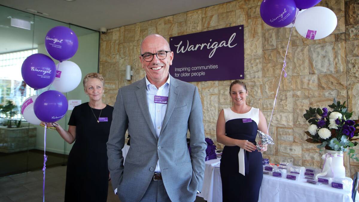 FLASHBACK: Mark Sewell in March 2022, celebrating the Links Aged Care being handed over to Warrigal Care, (above with Christine Hook and Alissa Walsh). Picture: Sylvia Liber