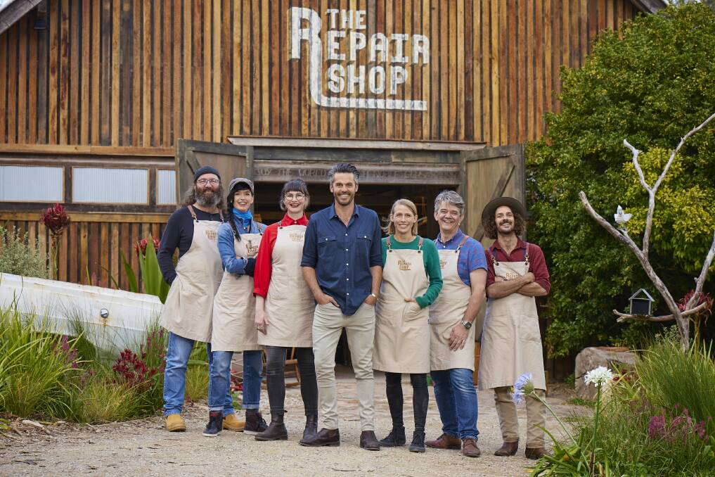 Host Dean Ipaviz leads a team of highly skilled craftspeople, who together come to the
rescue of treasured possessions to be returned to their former glory on The Repair Shop
Australia, which premieres Tuesdays at 8.30pm from May 3 on FOXTEL- Picture: Foxtel