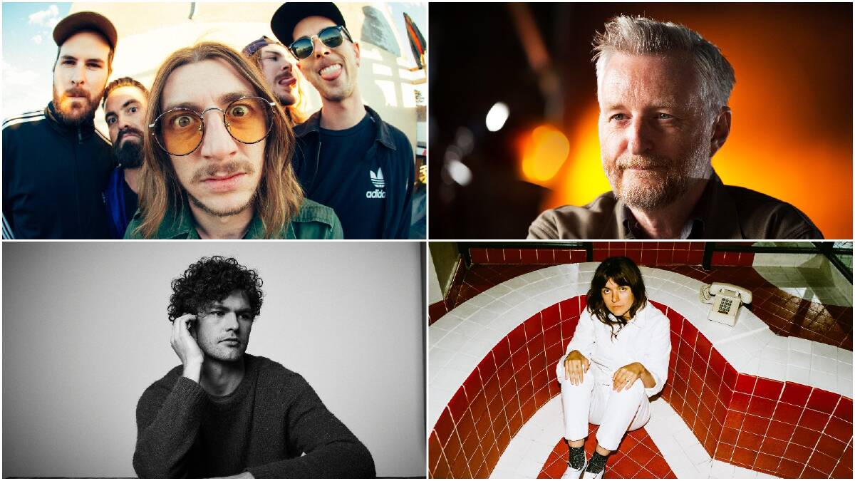 Winston Surfshirt, Billy Bragg, Courtney Barnett and Vance Joy will be the main acts for the family-friendly Fairgrounds Festival. Tickets at www.fairgrounds.com.au Pictures: Supplied