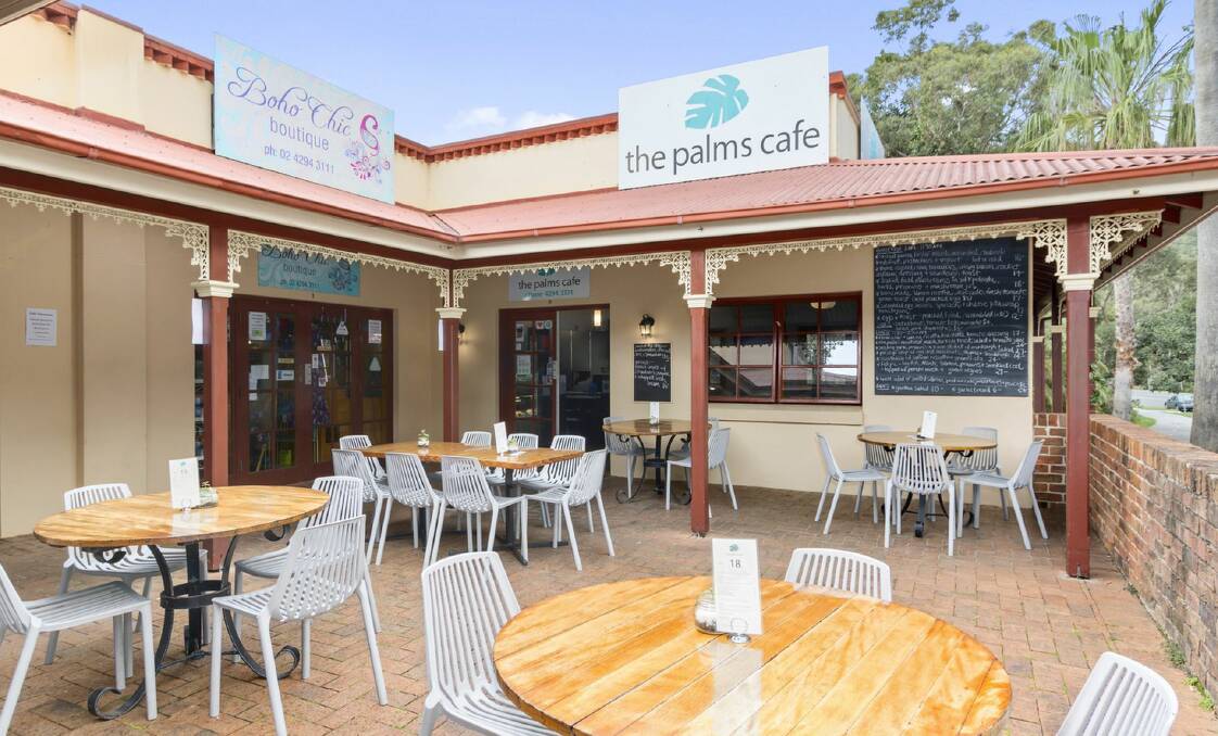 The Palms Cafe is Stanwell Park is another business listed for sale on www.commercialrealestate.com.au