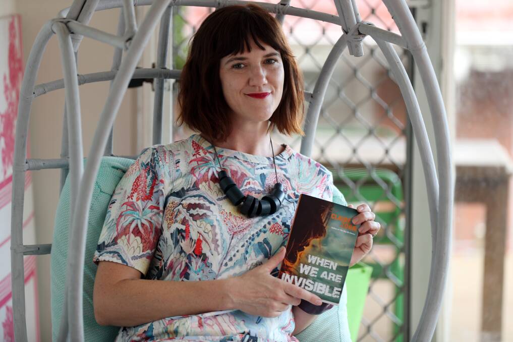 Mount Ousley author Claire Zorn has released her fourth novel for young adults, which her 12-year-old son couldn't put down at the dinner table. Picture: Robert Peet