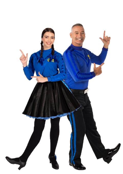 Beloved original blue Wiggle Anthony Field will be rolling into Wollongong with a new official member - his daughter Lucia. Picture supplied.