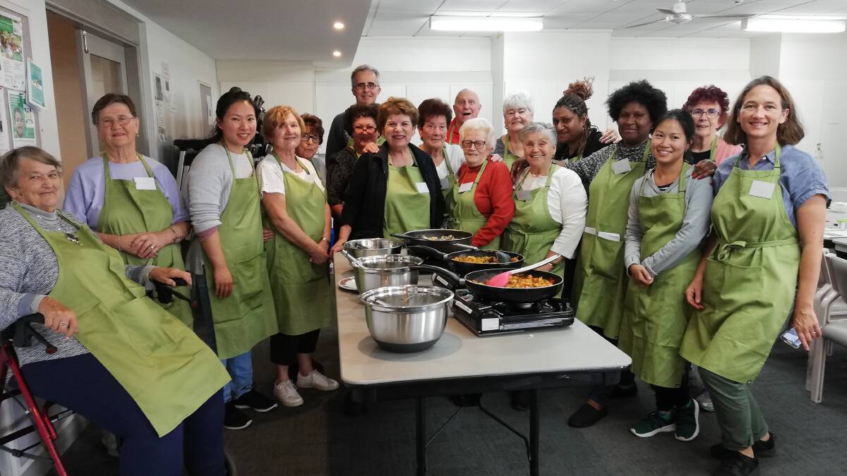Prior to the latest lockdown, Healthy Cities Illawarra ran a free nutrition and cooking course called "Cook Chat Chill" which has not turned to online learning. Picture: Supplied