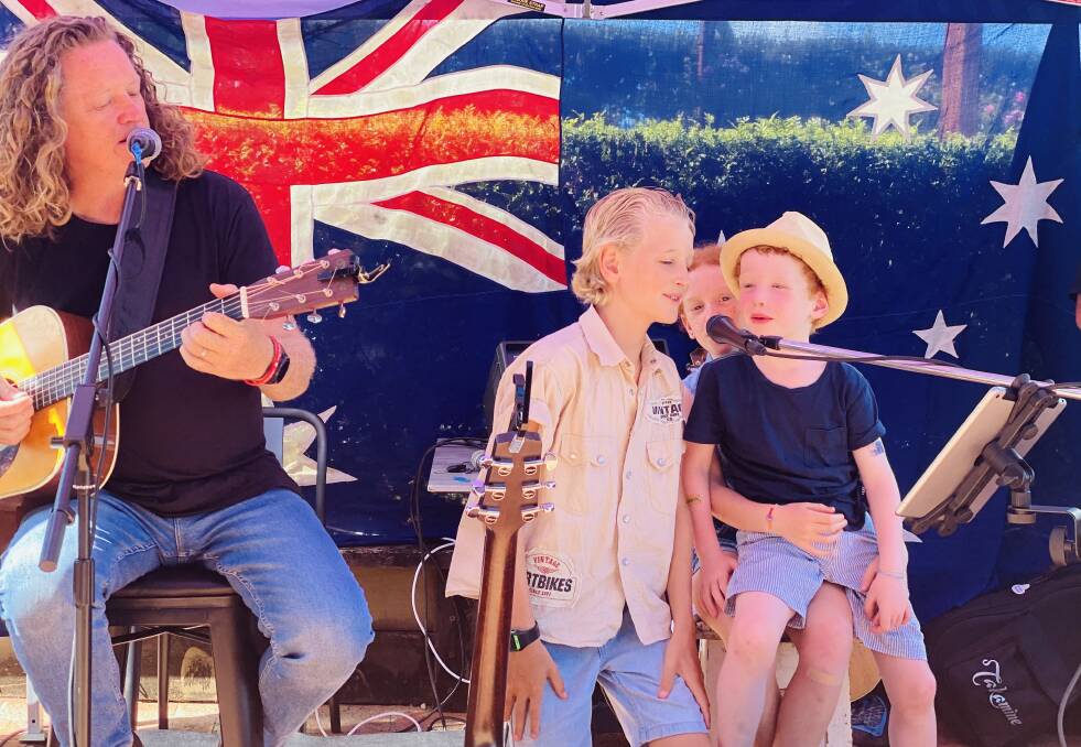 Sulli-Van Tour Performing on Australia Day Maleny QLD. Picture: Supplied