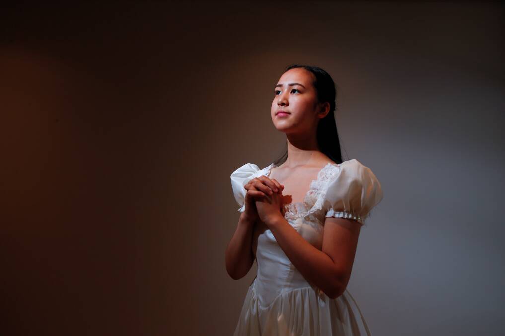 MUCH ADO ABOUT SHAKESPEARE: Aspiring young actress Xia Lian Wilson, 17, is a winner of the 2020 John Bell Scholarship. Picture: Anna Warr