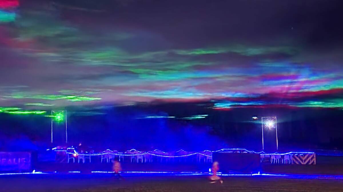 A man-made version of the Northern Lights are on at Centennial Vineyards in Bowral until the end of June.