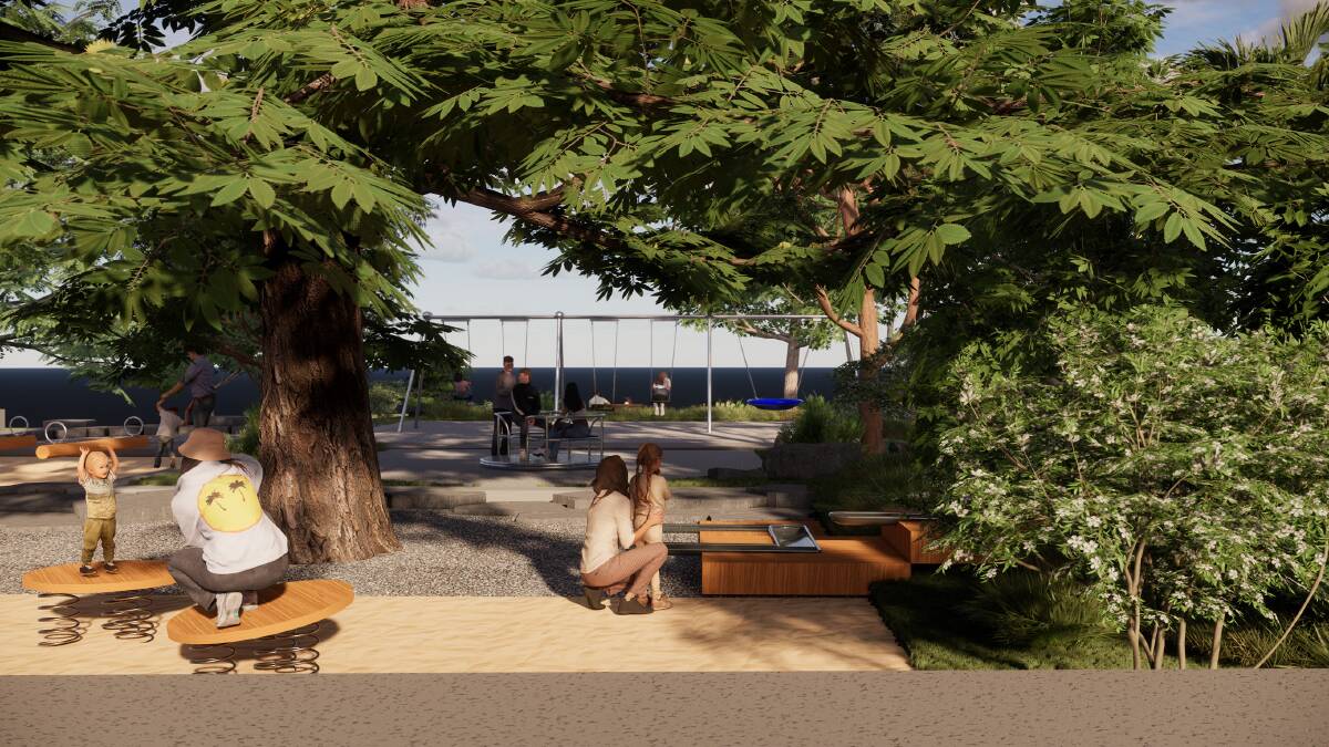Artist impressions on the planned changes for Hindmarsh Park. Picture: Kiama Council