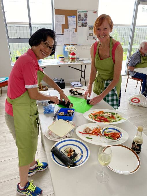 Prior to the latest lockdown, Healthy Cities Illawarra ran a free nutrition and cooking course called "Cook Chat Chill" which has not turned to online learning. Picture: Supplied