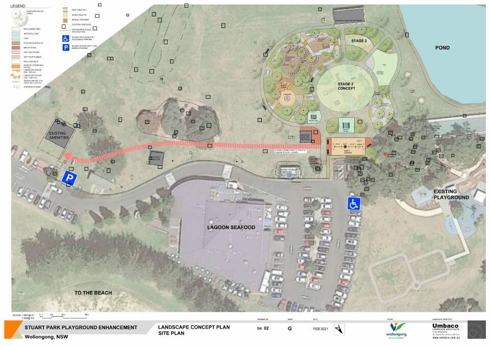 Stuart Park Play Space Upgrade - All Ages and Abilities. Picture: Wollongong City Council