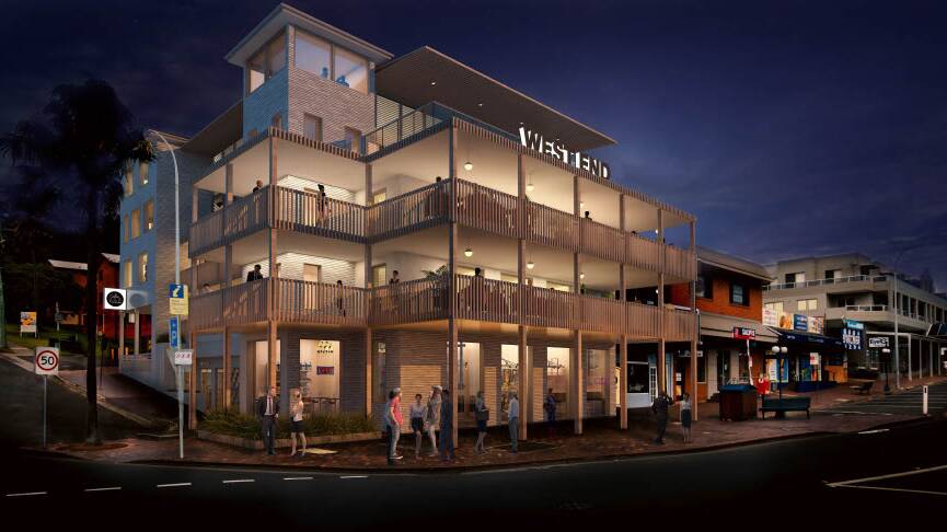 ON EXHIBITION: An artist's impression of a new development proposed for the heart of Kiama, which is open for public comment. Picture: Harwood Architects