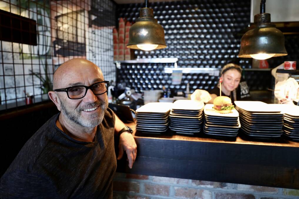 Stayin' Alive: Grill'd Wollongong owner Lube Markovski says wages are a huge expense and any government funding that helps employ people is welcome. Picture: Adam McLean