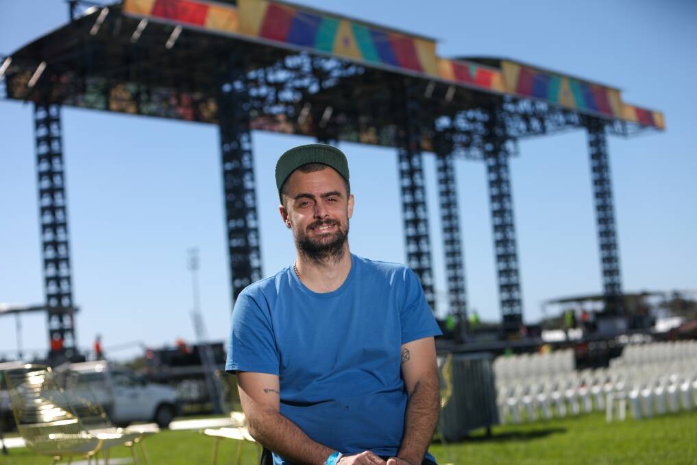 NOT GIVING UP: 'It's been crazy and so much work, but we're here,' says Yours and Owls co-founder Ben Tillman of trying to produce a major festival during a pandemic. Pictures: Adam McLean