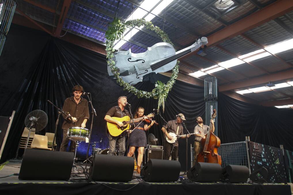FLASHBACK: January 2020 with The Water Runners performing at the Illawarra Folk Festival in Bulli. Picture: Anna Warr