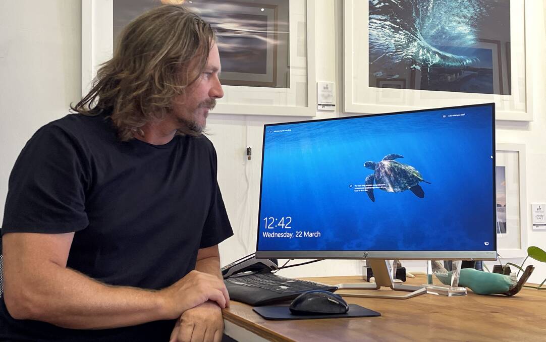 One of Warren Keelan's images (above) is one of many of his works being used by Microsoft as screen savers on Windows computers. Picture supplied.