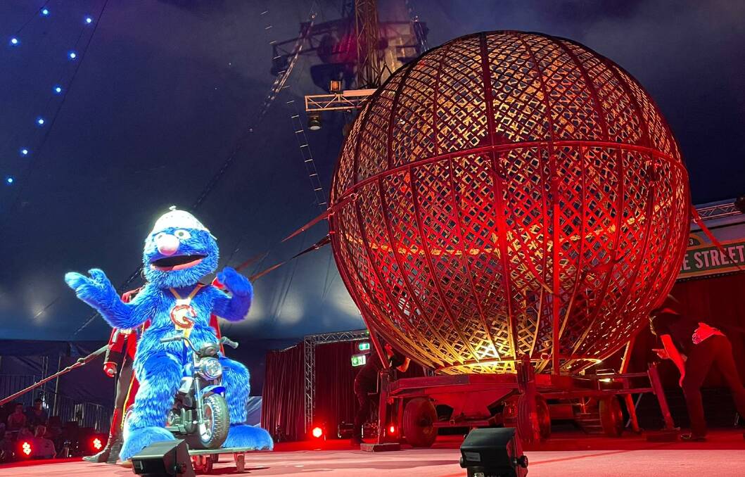 The morning performance of the Sesame Street Circus Spectacular by Silvers Circus, on January 6. Picture: Desiree Savage