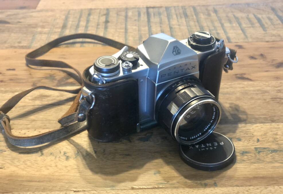 An analogue Pentax camera. Picture: Desiree Savage