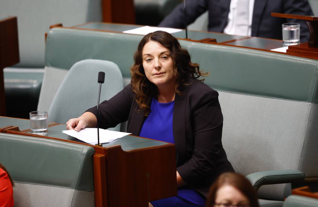 Member for Cunningham Alison Byrnes wants the NSW Government to hand over vital infrastructure cash to Illawarra schools which given to them from the Federal Government. Picture by Keegan Carroll. 